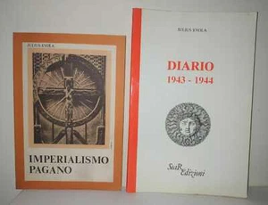 JULIUS EVOLA, Imperialismo pagano + Diario 1943-1944. CHIESA E FASCISMO; NAZISMO - Foto 1 di 8