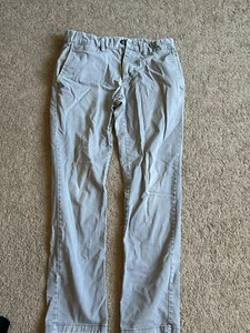 Old Navy Ultimate Slim Straight Chino Hose Herren Größe 29X30 grau-blau Freizeit - Bild 1 von 4