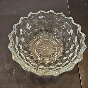 1 - Vintage Fostoria American klare runde Süßigkeiten Windelschale (#133) - Bild 1 von 6