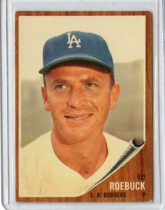 1962 Topps Ed Roebuck Los Angeles Dodgers #535 HI 🚀😳💥 EX - Picture 1 of 2