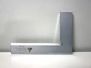 MAHR Machinist Knife Edge Solid Inspection Square 4" x 2.75" DIN 875/00 INOX - Picture 1 of 6