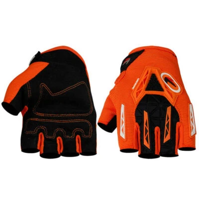 Guantes de ciclismo de medio dedo transpirables a prueba de golpes MTB guantes de bicicleta de montaña para hombre Foto 1 de 4