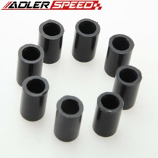 Black 6PCS 6mm 1/4" Silicone Blanking Cap Intake Vacuum Hose End Bung Caps