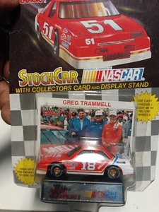 Racing Champions Stock Car w/ Collectors Card &Display Stand #18 Greg Trammell - Picture 1 of 2