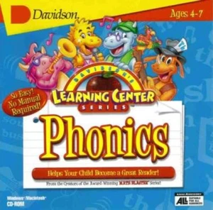 Learning Center Phonics PC MAC CD learn sounds words write reading stories game - Picture 1 of 1