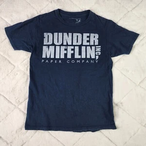 Dunder Mifflin Small Blue T Shirt - Picture 1 of 4