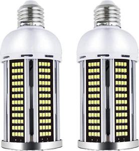 2Pack 400W Equivalent LED Corn Light Bulb 40W 5040LM 5000K Daylight White E26 US - Picture 1 of 12