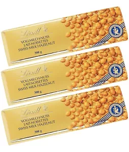 3 x 300g Lindt Vollmilch Nuss Swiss Premium Chocolate Schweizer Schokolade - Bild 1 von 2