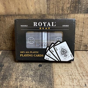 Royal Brand Playing Cards/2-Decks/Poker Size/100% Plastic Playing Cards/Free 🚢 - Picture 1 of 5
