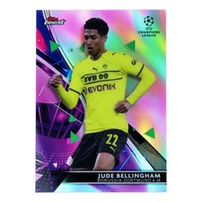 2021-22 Topps Finest UEFA Champions League Soccer Jude Bellingham Refractor