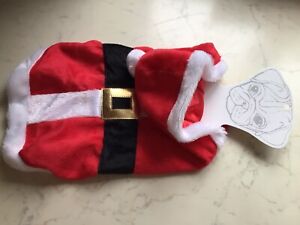 New H&M Small Dog Christmas With Hood - Santa -paw Fect 🐾 Christmas Gift Cute
