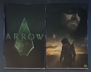 Green Arrow #1 2023 FOIL CW Photo and Logo DC Comic Book Variants NM - Picture 1 of 2