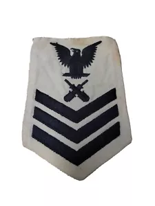 Compañero de artillero de primera clase blanco de primera clase de la Marina de los Estados Unidos de la Segunda Guerra Mundial - Imagen 1 de 2