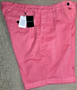 NUEVO PETER MILLAR, HOMBRE 38W, CONCORDE PRENDA TEÑIDA ROSA🩷PANTALONES CORTOS DE ALGODÓN, PRECIO DE VENTA SUGERIDO POR EL FABRICANTE $140 - Imagen 1 de 21