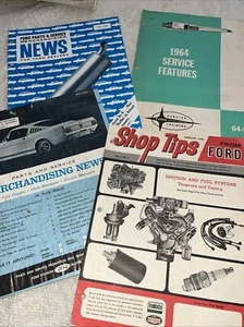 Lote de 4 manuales de servicio Ford vintage años 60 reparación - Imagen 1 de 2