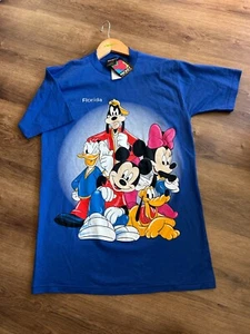 Vintage Disney Tshirt Mickey Mouse Minnie Goofy Florida Erwachsene Small DEADSTOCK - Bild 1 von 9
