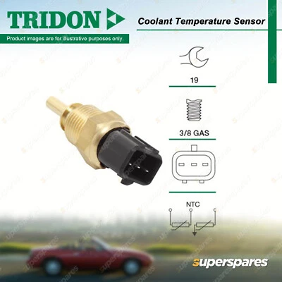 Tridon Coolant Temperature Sensor for Hyundai Tiburon Trajet Tucson Veloster - image 1 of 3