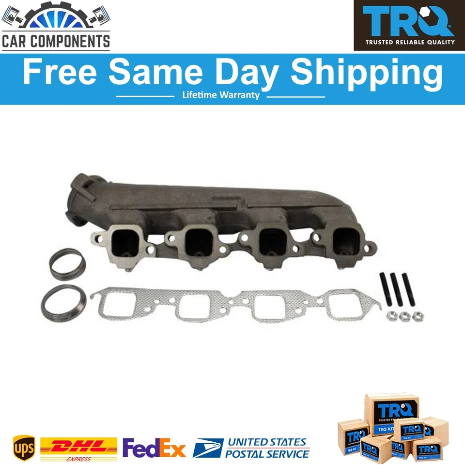 Nuevo colector de escape derecho TRQ adecuado para Chevrolet Blazer Monte Carlo 1966-1991 Foto 1 de 4