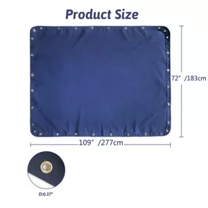 600D Boat T-Top Shade Cover Center Console Shade Awning Cloth 109" For Backyard - Picture 1 of 14