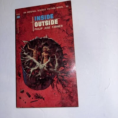 Inside Outside By Philip Jose Farmer I 1964 Ballantine Books I Signed - Image 1 of 4