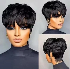 Human Hair Bob Short Bob Wig - Bild 1 von 1