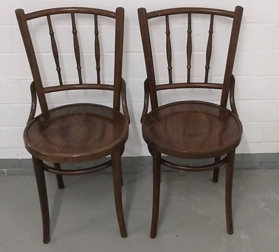 2 Stück Bugholzstuhl Thonet Stil Kaffeehausstuhl Küchenstuhl Kneipenstuhl Antik - Bild 1 von 4
