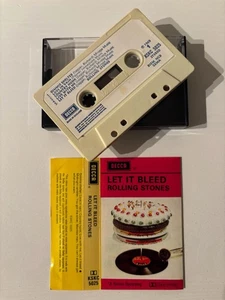 THE ROLLING STONES - LET IT BLEED (RARE DECCA UK CASSETTE TAPE) - Picture 1 of 6