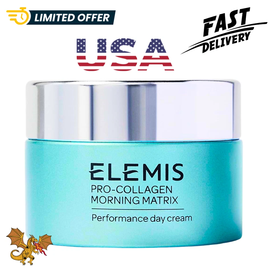 Elemis Pro-Collagen Mañana Matriz Crema Día 1.6 oz/ 50 ml Caducidad 01/2028 Caja Foto 1 de 1