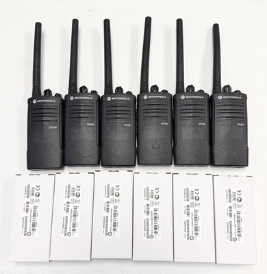(Lot of 6) Motorola CP110m Radios VHF H96MCC9AA2AA w/New Batteries - Image 1 of 4