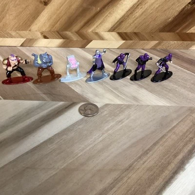 TMNT Figure Lot Rocksteady Bebop Shredder Krang Foot Soldier Jada Toys Viacom - Image 1 of 4