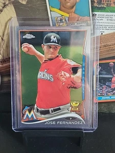 2014 Topps Chrome Jose Fernandez Refractor Rookie Cup Miami Marlins 🔥 - Bild 1 von 10