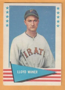 Lloyd Waner Pittsburgh Pirates 1961 Fleer #84 - Picture 1 of 2