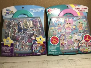 Menge 2 Disney TOTS & Kindi Kinds Kunststoff Puffy Aufkleber Spielset - Bild 1 von 6