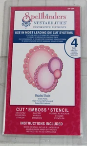 Spellbinders Nestabilities Decorative Elements Dies-Beaded Ovals S4-294 - Picture 1 of 2