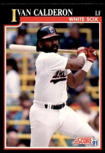 1991 SCORE IVAN CALDERON CHICAGO WHITE SOX #254 - Picture 1 of 2