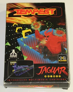 Atari Jaguar Spiel - Tempest 2000 - für 1 - 2 Spieler in OVP + Anleitung - Bild 1 von 3