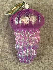 Old World Christmas Ornament Jellyfish Purple 2004 NOS - Picture 1 of 4