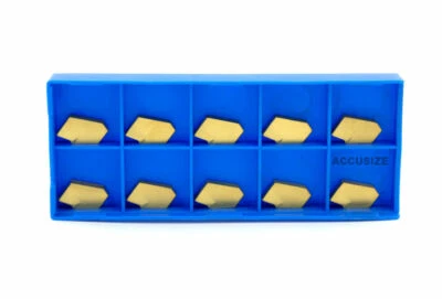 ACCUSIZE INDUSTRIAL GNT-4, Carbide Inserts TiN Coated 10 Pcs/Box, #2403-0417x10