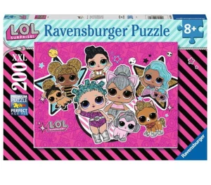 RAVENSBURGER PUZZLE L.O.L. GIRL POWER 200 Pz XXL PER BAMBINI + 8 ANNI Cm 49 x 36 - Foto 1 di 2