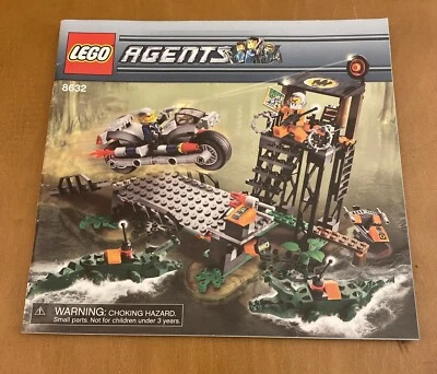 LEGO 8632 Agentes Swamp Raid Manual de instrucciones Solo - SIN piezas Foto 1 de 3