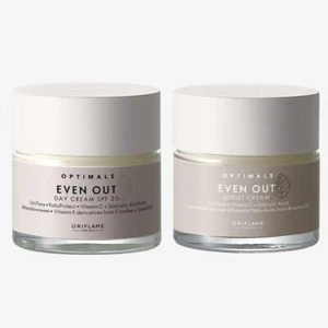 Oriflame Sweden OPTIMALS Even Out Day Cream & Night Cream SPF20 50 ml - Picture 1 of 7