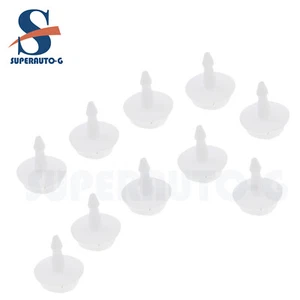 Juego de 10 retenedores de ventilación de capucha nuevos blancos aptos para Honda Civic 90602-SX0-003 - Imagen 1 de 7