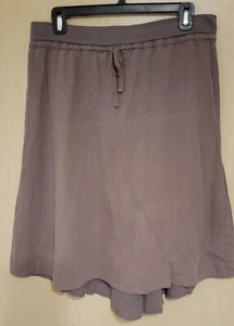 Patagonia Skirt Women’s Size 10 Elastic Waist Draw String Pull On Hemp Blend - Picture 1 of 8