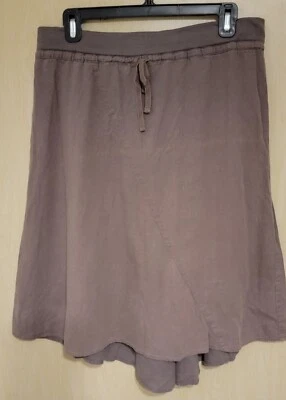 Falda Patagonia para mujer talla 10 cintura elástica cordón tirar de mezcla de cáñamo”  Foto 1 de 4