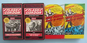 All 3 Flash Gordon serials - featuring Buster Crabbe - Factory made VHS videos - Picture 1 of 10