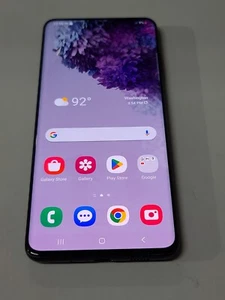 Samsung Galaxy S20 Plus 5G SM-G986U, 128GB, Black, Medium Shadow, Fair Con:QA139 - Picture 1 of 9