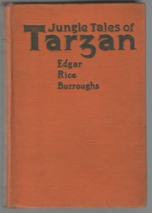 JUNGLE TALES OF TARZAN Edgar Rice Burroughs 1919 1st Edition AC McCLURG - Picture 1 of 15