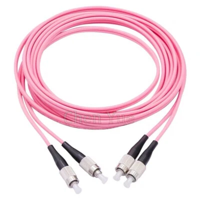 3M Duplex OM4 Multimode Fiber Optic Patch Cable FC-FC Optical Fiber Patch Cord - Image 1 of 4