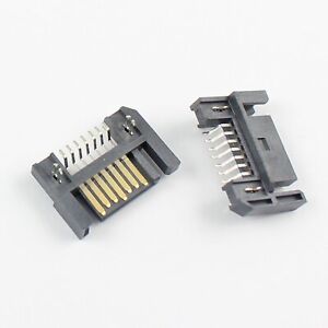 5Pcs Sata 7 Pin SMT SMD Male Date Adapter Connector For Hard Drive HDD