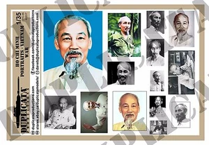 Diorama/Model Accessory - 1/35 Ho Chi Minh Portraits - Vietnam War - Picture 1 of 3